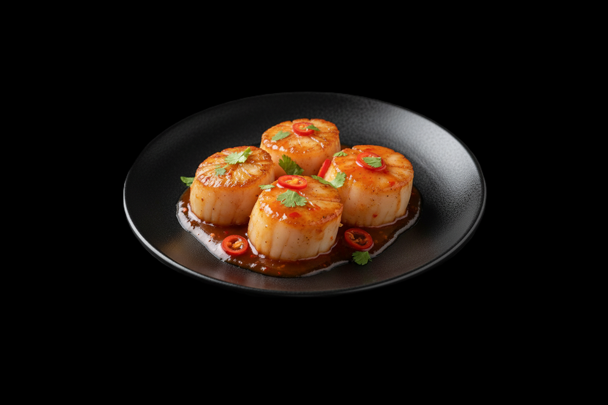 Spiced Crusted Scallop